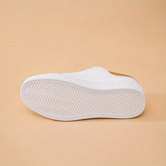 Casual Non Slip Skate Shoes Flat Lace Up Sneakers