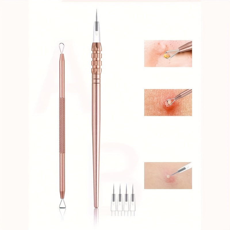 Acne Removal Tool Set Ultra Sharp Cell Clip Blackhead Clip Cleaning Artifact