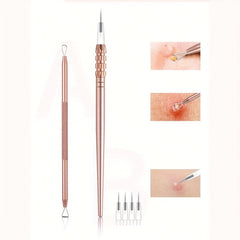 Acne Removal Tool Set Ultra Sharp Cell Clip Blackhead Clip Cleaning Artifact