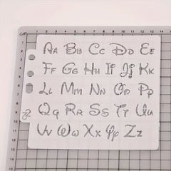 2pcs Alphabet Stencils Letter Stencil Lettering Alphabet Stencil Letters