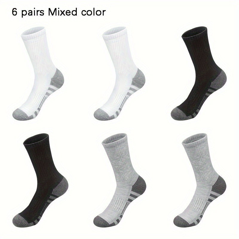 Thickened Padded Crew Socks Basketball Sweat-absorbing Outdoor Sports Socks
