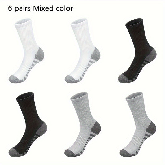 Thickened Padded Crew Socks Basketball Sweat-absorbing Outdoor Sports Socks