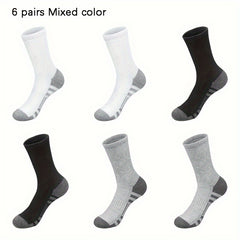 Thickened Padded Crew Socks Basketball Sweat-absorbing Outdoor Sports Socks