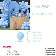 115pcs Macaron DIY Kit for Events and Celebrations