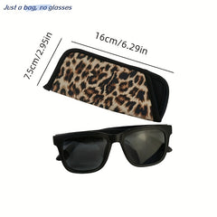 Mini Sunglasses Pouch Pattern Storage Bag Lightweight Travel Accessory