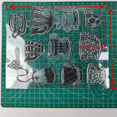 Teacup Clear Stamps for Scrapbooking Decor DIY Greeting Card
