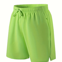 Men's Quick Dry Comfy Shorts with Zipper Pockets