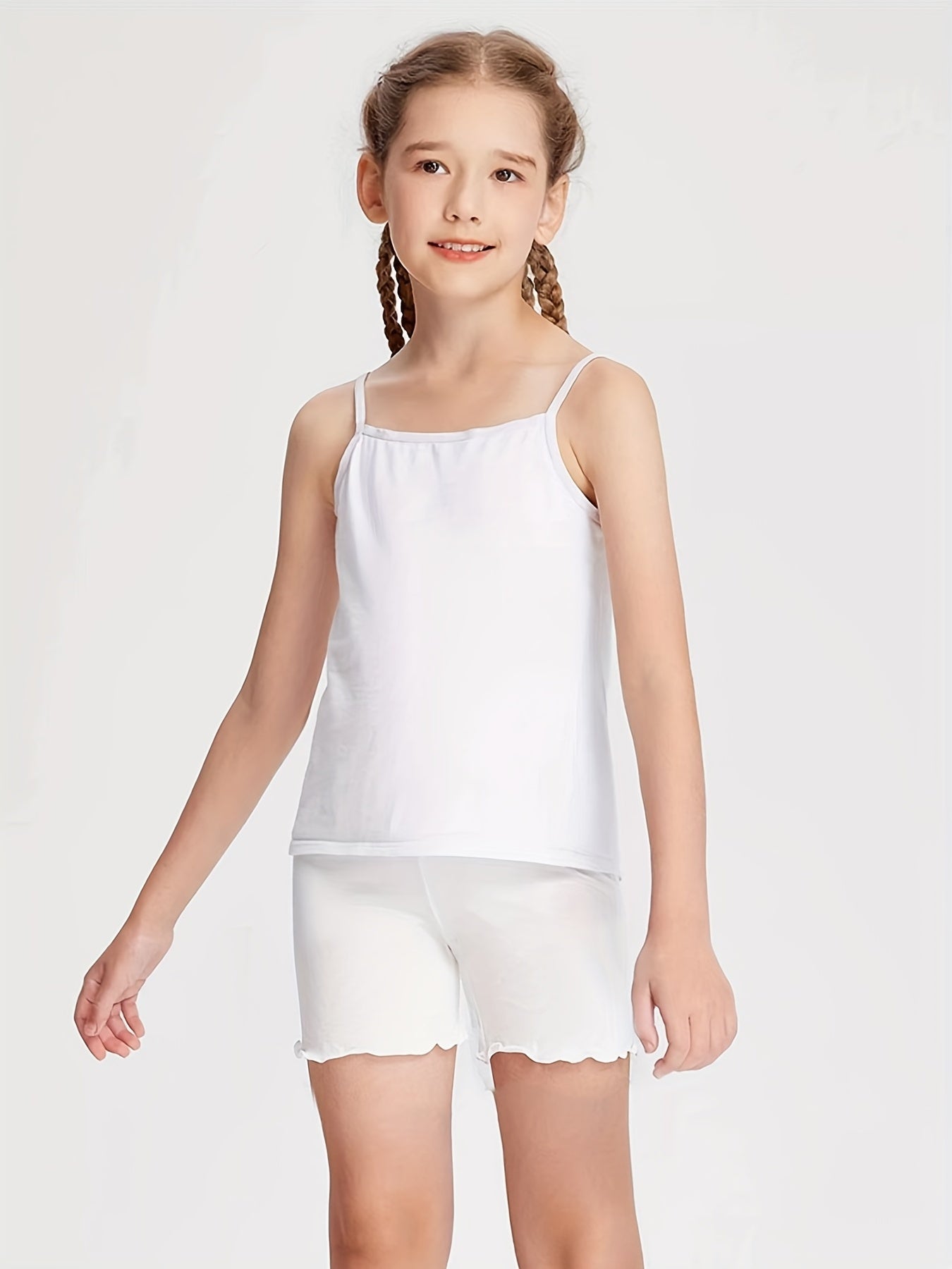 Girl Modal Shorts Breathable High Stretch Bottoming Shorts Skirt Underwear