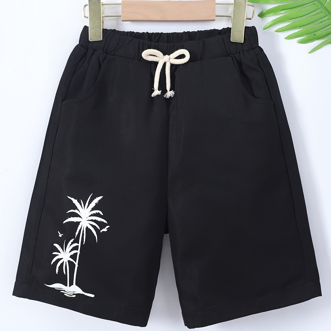 Boys Coconut Trees Shorts Summer Kids Clothes