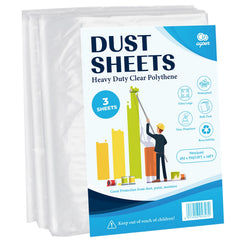3 Sheets Furniture Dust Film 13 12ftx16 4ft Home Cleaning Supplies