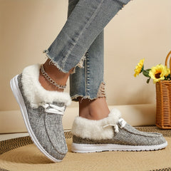 Women's Warm Snow Shoes Low Top Sport Shoes