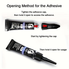 3pcs Pool Cue Tip Glue Billiard Supplies