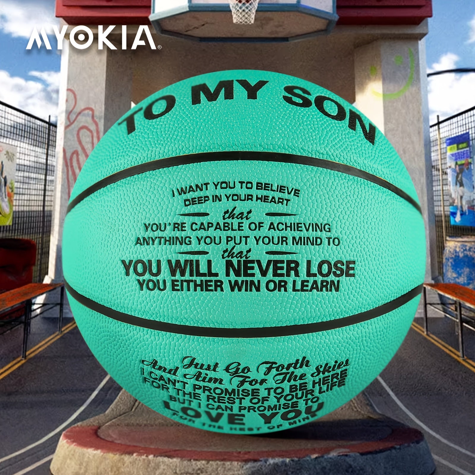 I Love You To The Moon And Back Basketball Size 7