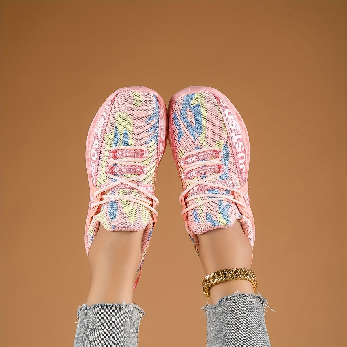 Women's Camo Blade Running Shoes Breathable Mesh Sneakers
