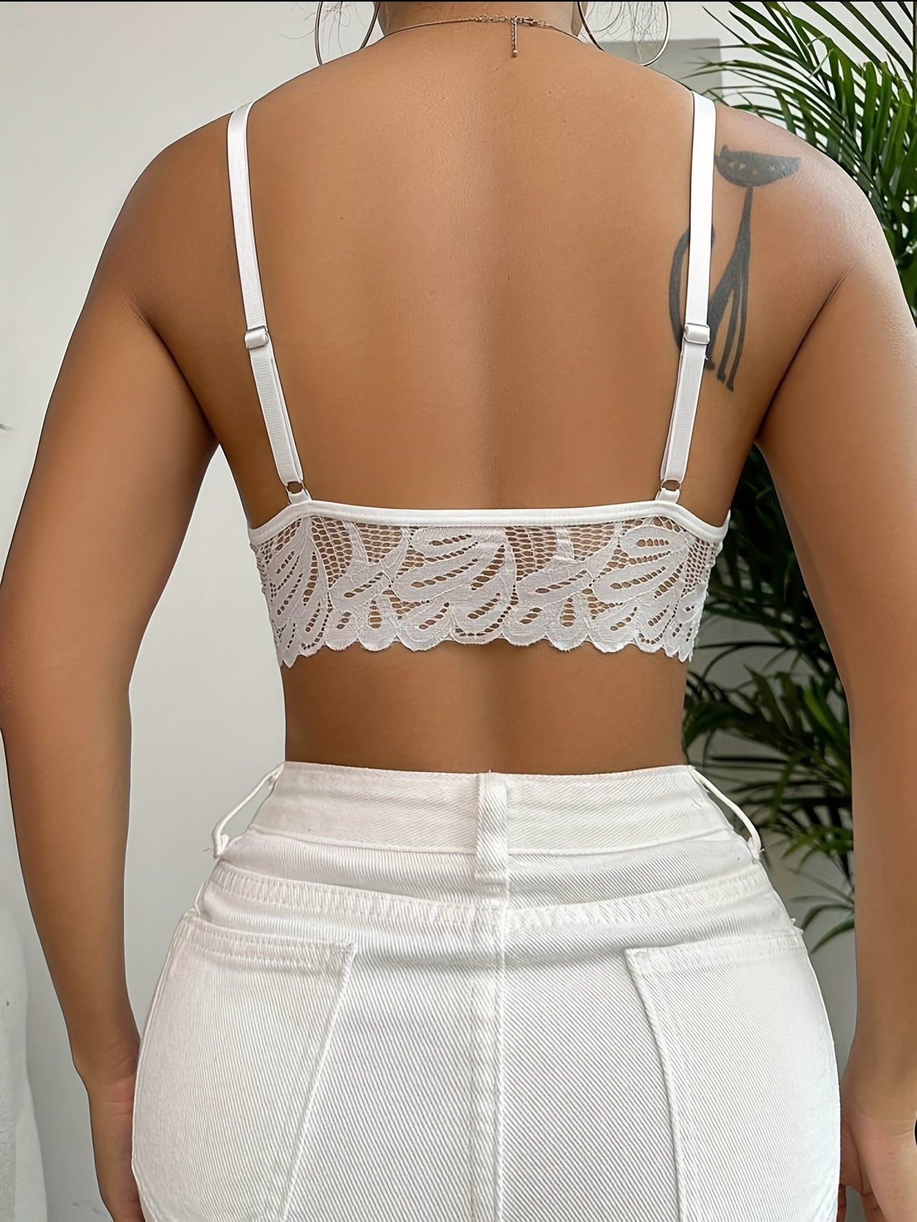 Floral Lace Wire-Free Bras for Women