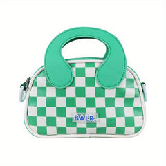 Girls Plaid Handbag Casual Shoulder Bag