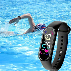 Colorful Hiking Swimming Sports Watch LED Digital Waterproof Durable