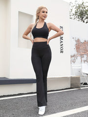 Flare Leg Yoga Pants with Tummy Control for Women