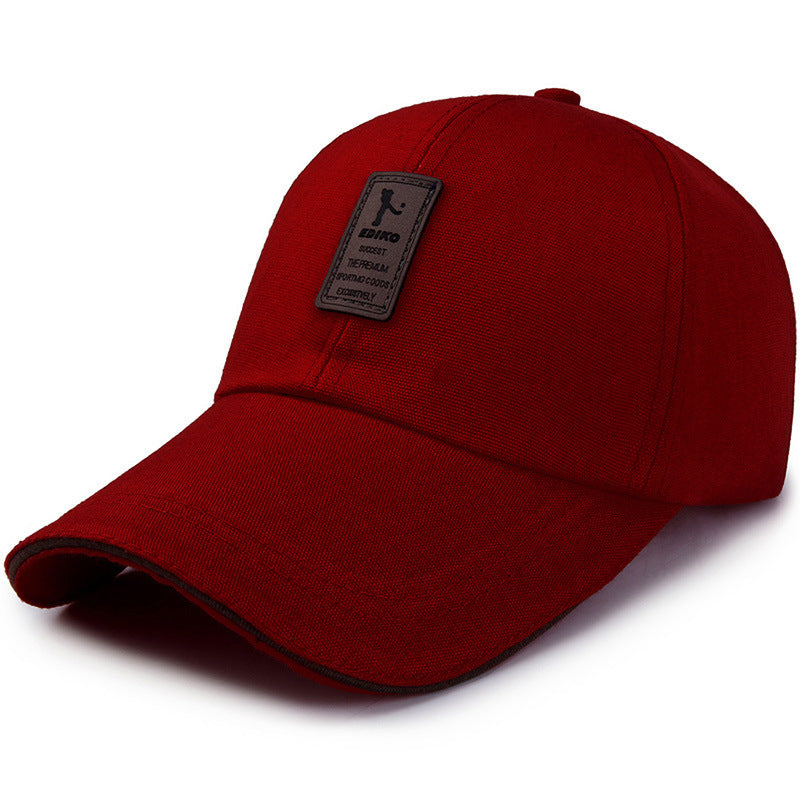 Embroidered Label Baseball Cap Sunshade Fishing Hat