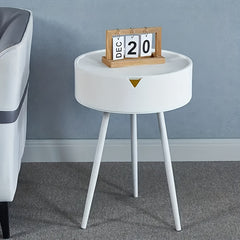 Creamy Wind Bedside Cabinet Modern Household Bedroom Small Bedside Storage Cabin