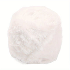 3pcs Faux Fur Yarn for Crochet & Knitting Soft Chunky