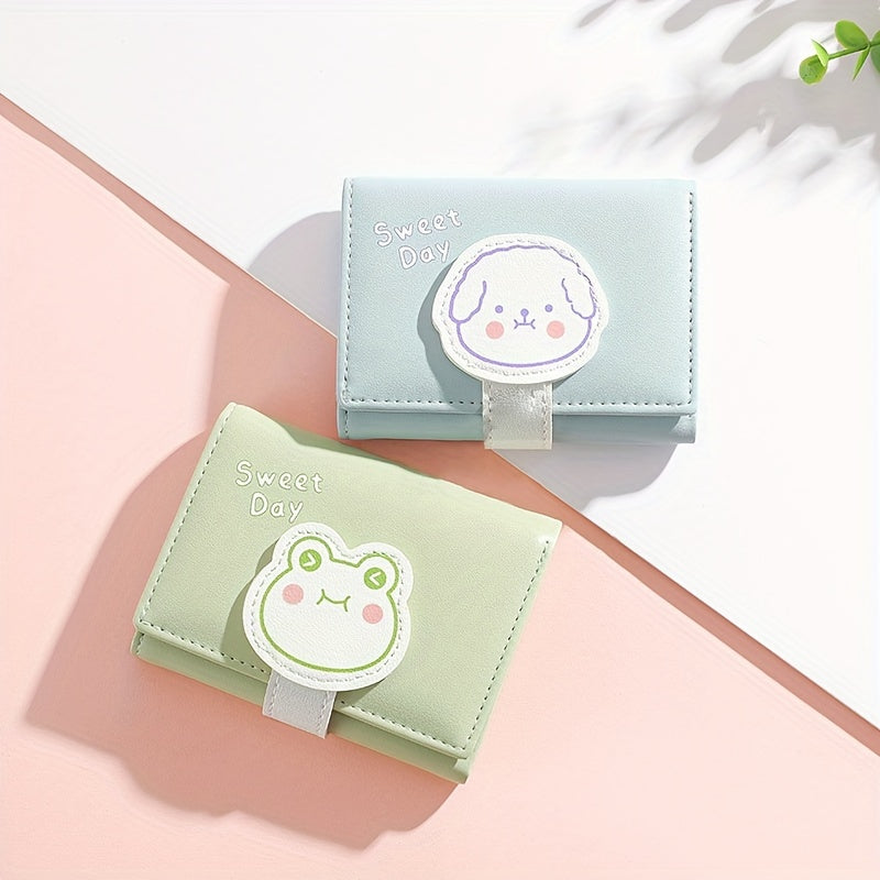 Cartoon Animal Wallet Small Card Holder Coin Purse for Girls