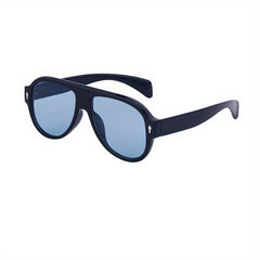 Men's Large Frame UV Resistant Sunglasses Leopard Print Beach Sunglasses