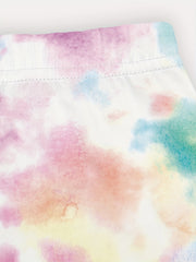 Girls Tie Dye Fleece Leggings Footless Tights Ants Bottom Kids Clothes