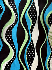 Abstract Ripple Print Tube Top
