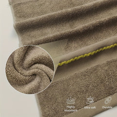 4pcs Bamboo Washcloth Face Towels 33x33cm Absorbent Small Towel for Bath Shower