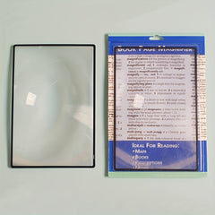 PVC Bookmark Magnifying Glass Card Thin Reading Business Card