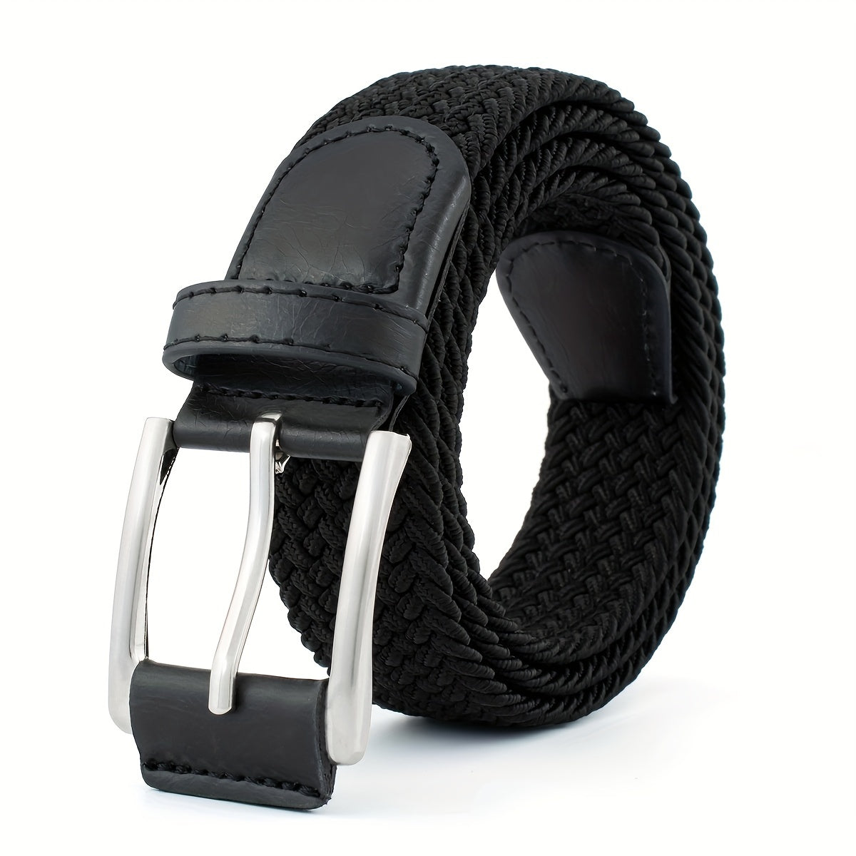 Nylon Men's Belt Pin Buckle Casual Woven Belt