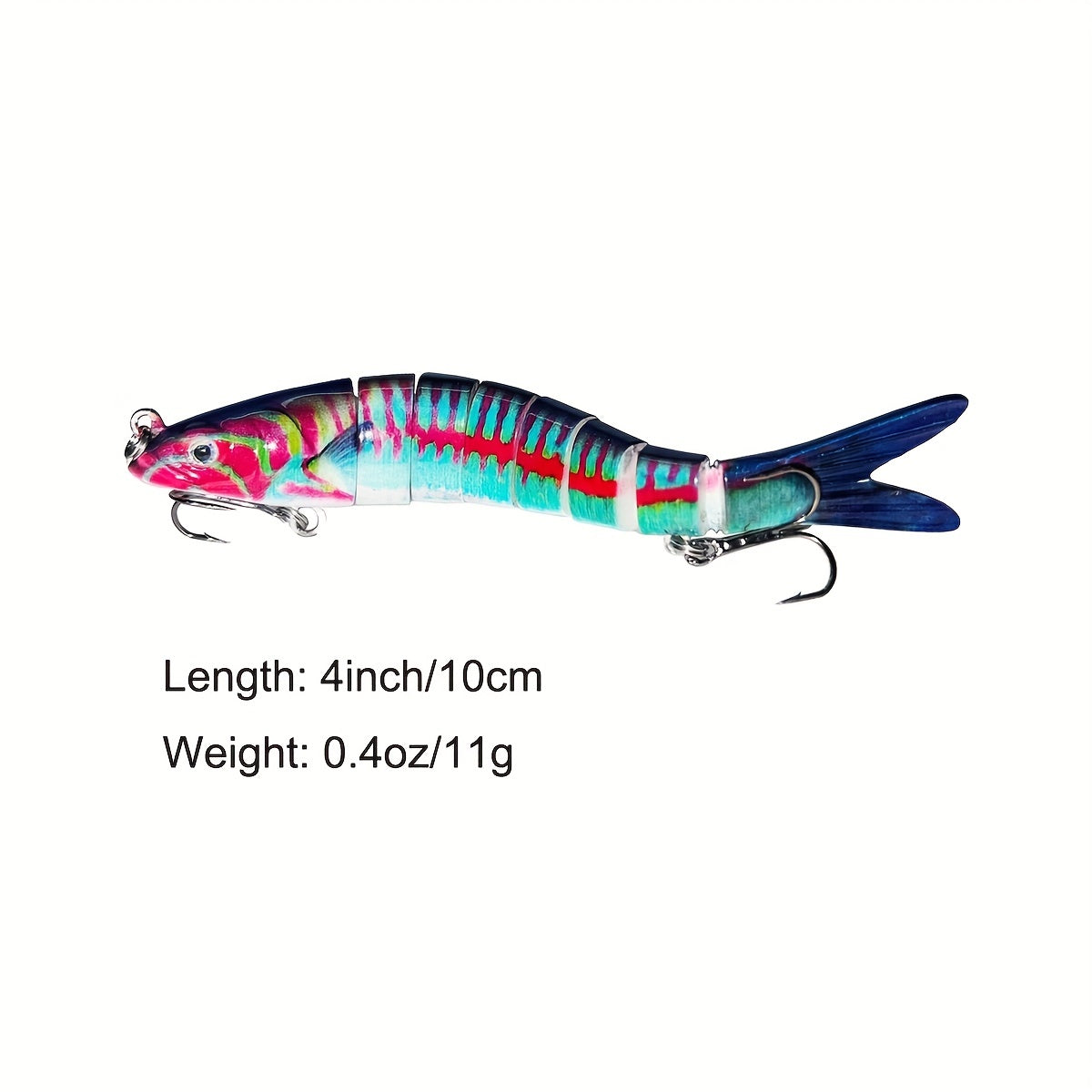 Colorful 8 Segment Bionic Wobbler Fishing Lure Hard Bait 11g 26g