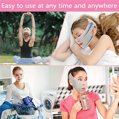 V Shape Face Bandage Double Chin Lift Firming Sagging Prevention Mask