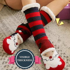 Men's Fleece Lined Gripper Slipper Socks