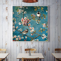 Plum Blossom Bird Cross Stitch Kit 11CT Printed Canvas DIY Embroidery Home Decor