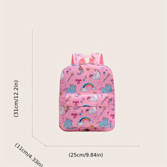 Kids Cartoon Backpack Large Capacity Lightweight Travel School Bag
