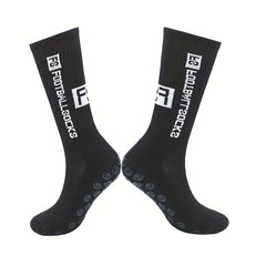Men's Football Socks Non slip Sports Socks Crew Socks With Gripper