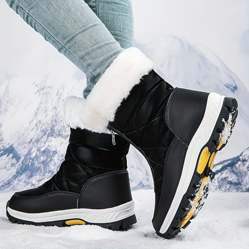 Women's Non slip High Tube Snow Shoes Warm Outdoor Shoes