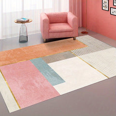 Abstract Modern Nordic Area Rugs Geometric Pattern Indoor Mat