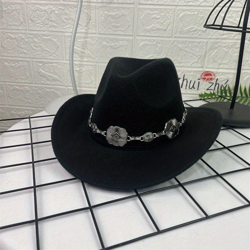 Oval Pendant Decoration Cowboy Hat Sun Hat For Men And Women