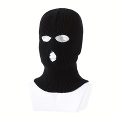 Men's Balaclava Hat Unisex Winter Warm Ski Mask 3 Hole Windproof