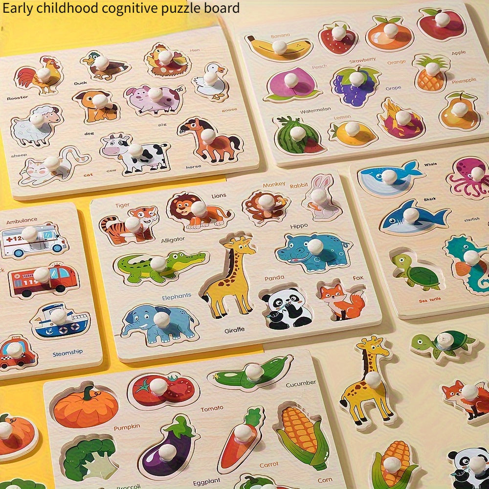 Geometry Jigsaw Puzzle for 1-3 Years Old