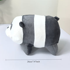 3pcs Bear Stuffed Animal Panda Plushies Toy Soft Plushie Cuddle Pillow Plushie