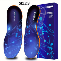 Plantar Fasciitis Arch Support Insoles for 100KG Running Gel Insoles