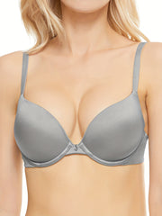 Solid Push Up Bra Comfy Plunge T Shirt Bra