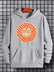 British Postal Service Print Hoodie for Men