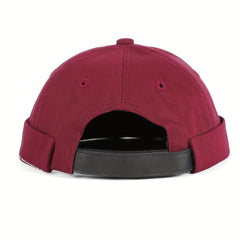 Cotton Sunshade Skullies & Beanies Hat with Alphabets