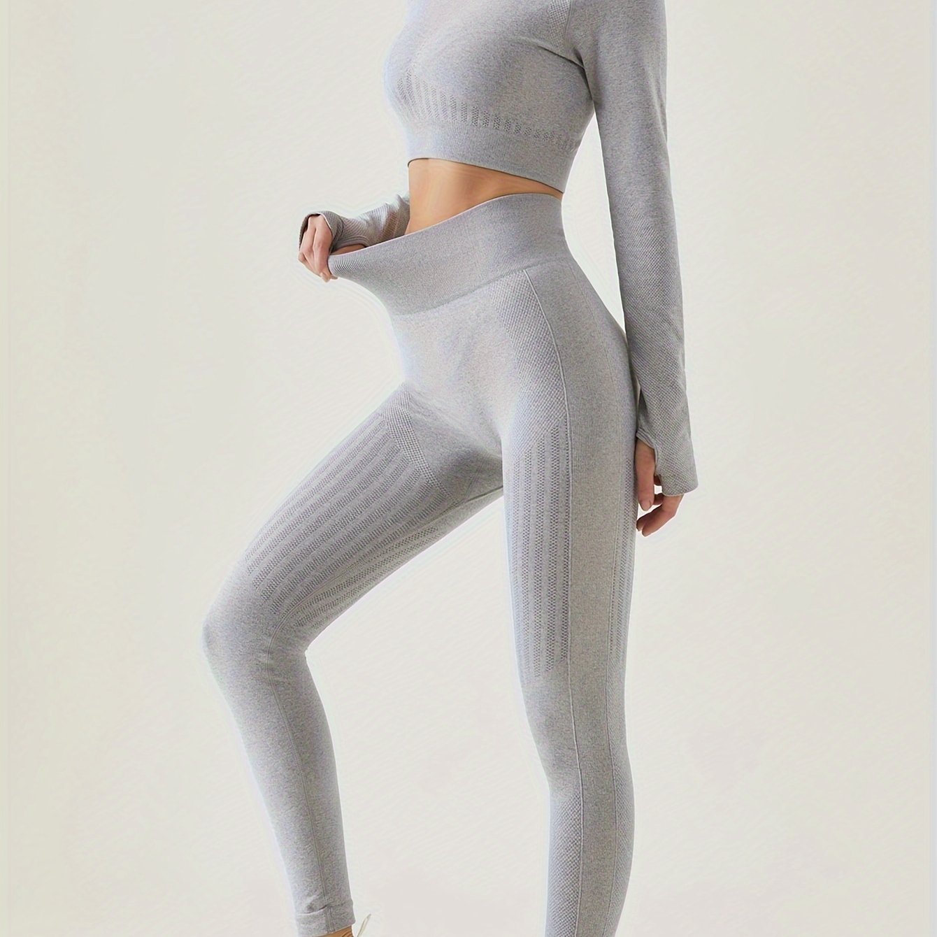 Yoga Set Crop Top & Leggings Activewear