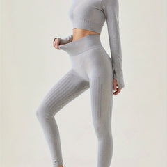 Yoga Set Crop Top & Leggings Activewear